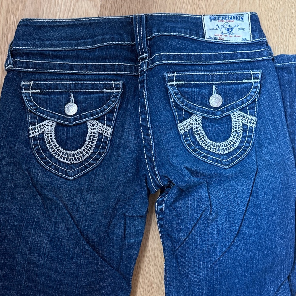 True Religion Women's Dark Blue Boot Cut Jeans